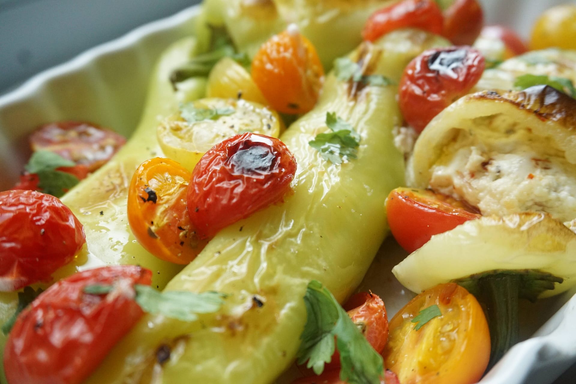 Try This Colorful Feta Stuffed Banana Pepper Recipe to Impress Your